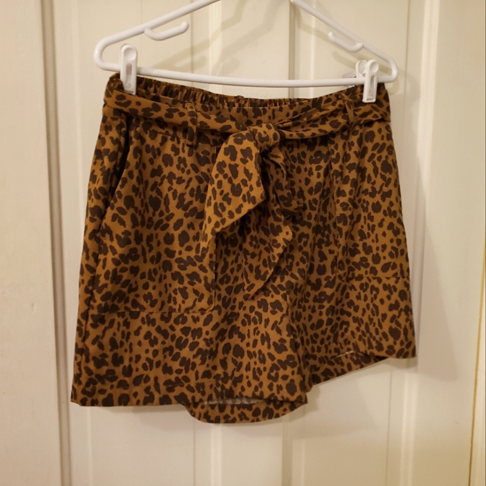 A New Day Women's Flowy Cheeta Print Shorts
